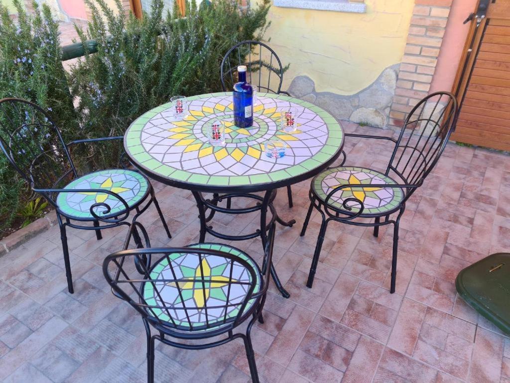 Villa L'Estasi Tanca Piras A Bordo Piscina Con Vista Mare Nebida Exterior foto