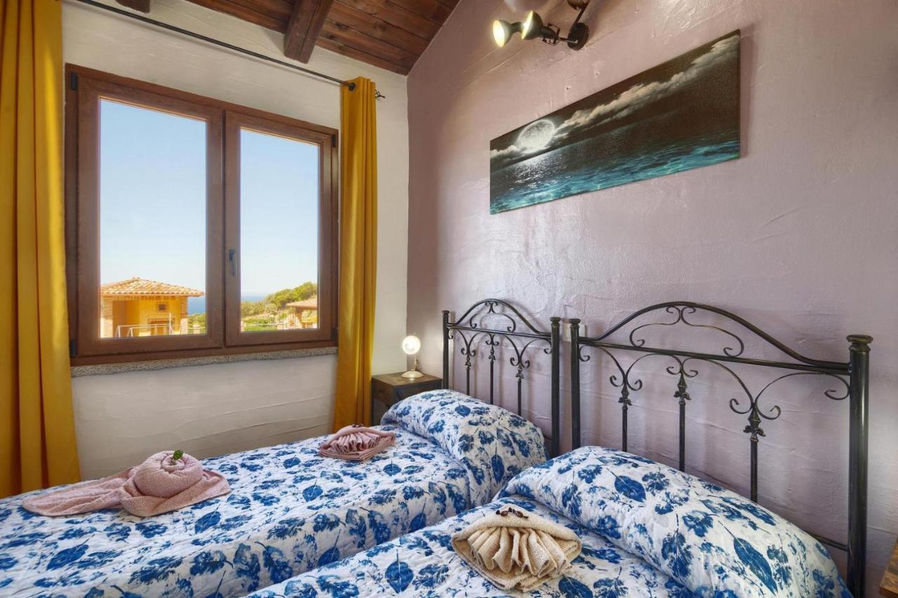 Villa L'Estasi Tanca Piras A Bordo Piscina Con Vista Mare Nebida Exterior foto